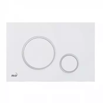 Кнопка управления для скрытых систем инсталляции, белый/хром-глянец, арт.M776