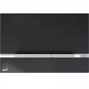 Кнопка управления,стекло черное, арт.STRIPE-GL1204