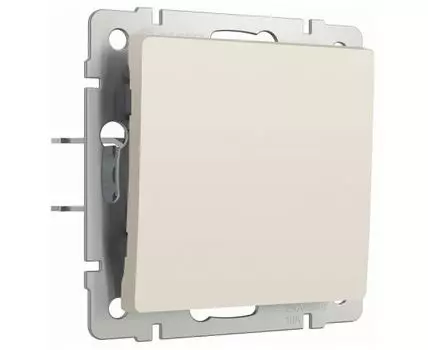 Кнопка звонка без рамки Werkel белые матовые W1114562