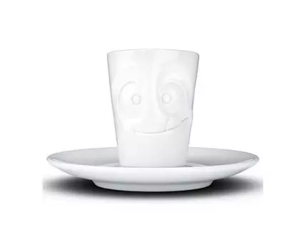 Кофейная чашка с блюдцем Tassen Tasty (Белый, 14)