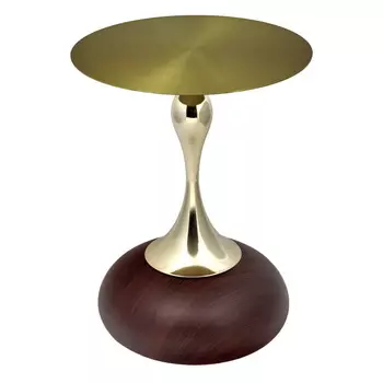 Кофейный столик Angel диам.40см x 55см, металл под дерево