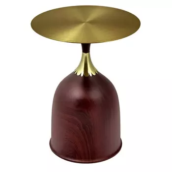 Кофейный столик Stupa диам.40см x 54см, металл под дерево