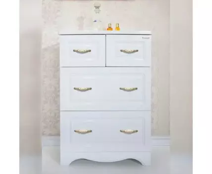 Комод АННА 65 ПВХ белый