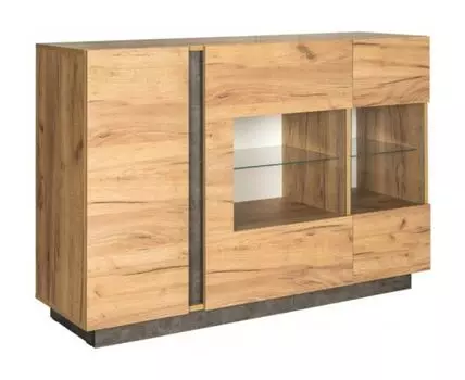 Комод Арчи 08.140 дуб золотой craft / камень темный U3705