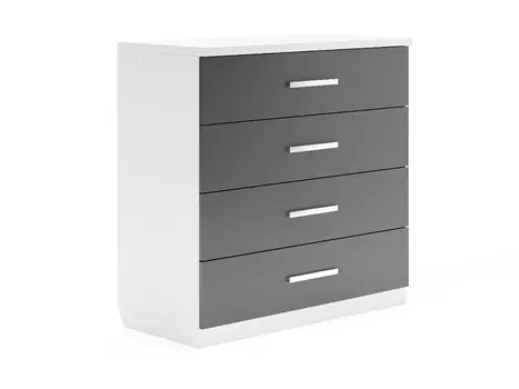Комод Авангард 4 ящика (белый)