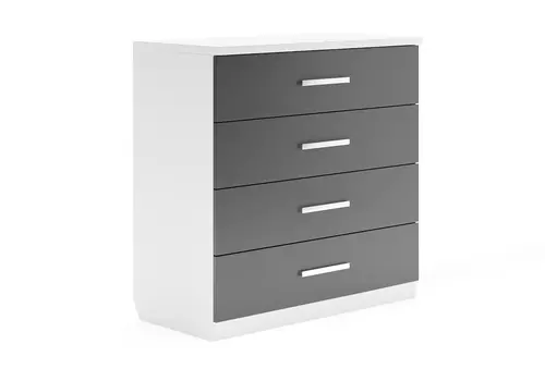 Комод Авангард 4 ящика (белый)