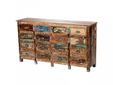 Комод из массива, ВИШАЛ 16 ящиков