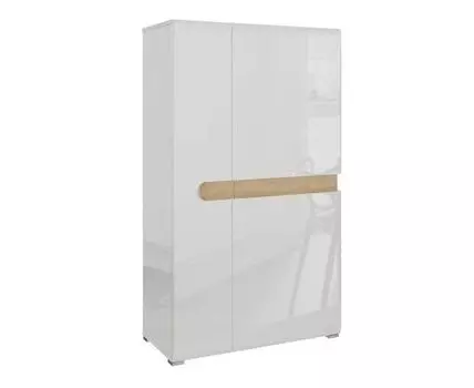 Комод Кальяри (Высокие, 40 см, Полки, Под телевизор, Белый, 83)