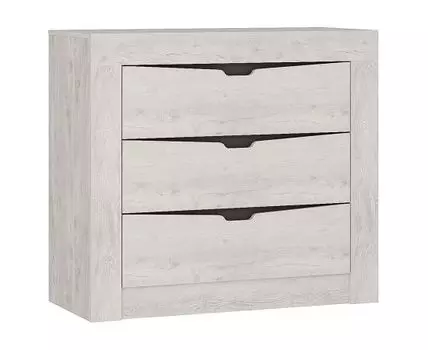 Комод Леон (Высокие, 40 см, Ящики, Под телевизор, Серый, 100 см)