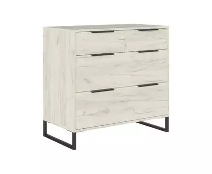 Комод Лофт (Низкие, 50 см, Ящики, Под телевизор, Светлое дерево, 85)