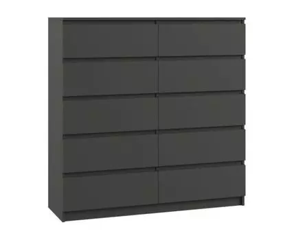 Комод Мадера К10М ЛДСП графит новый