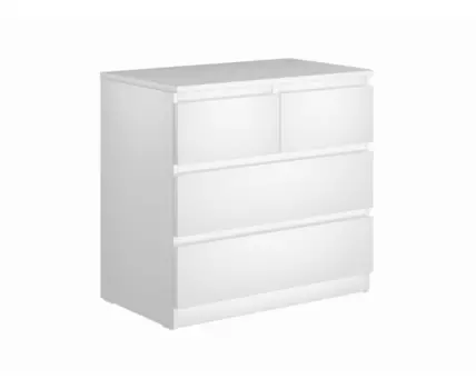 Комод МАЛЬТА с четырьмя выдвижными ящиками, цвет белый