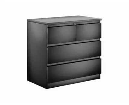 Комод МАЛЬТА с четырьмя выдвижными ящиками, цвет Дуб Венге