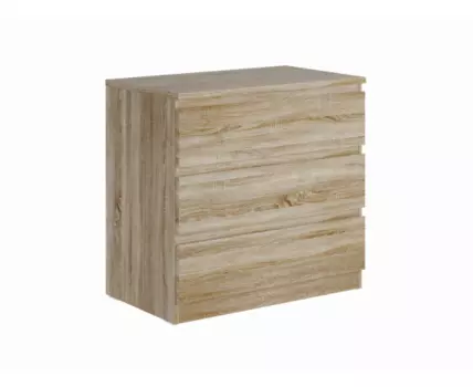 Комод МАЛЬТА с тремя выдвижными ящиками, цвет Дуб Сонома