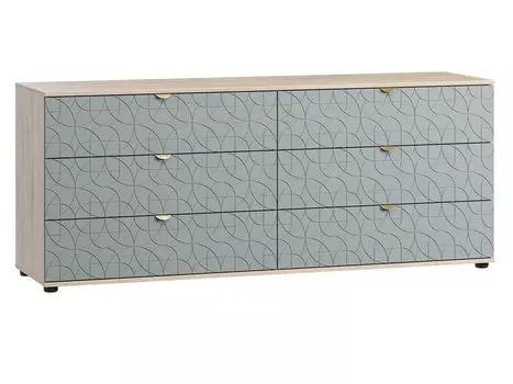 Комод Монблан-4 Fancy Mentol