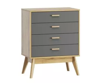 Комод Нордик-4 Wood Grey