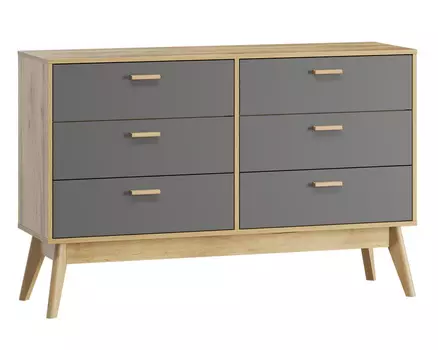 Комод Нордик-6 Wood Grey