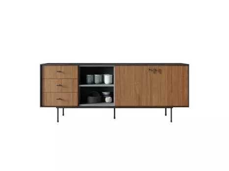 Комод с дверками и нишей Emerson