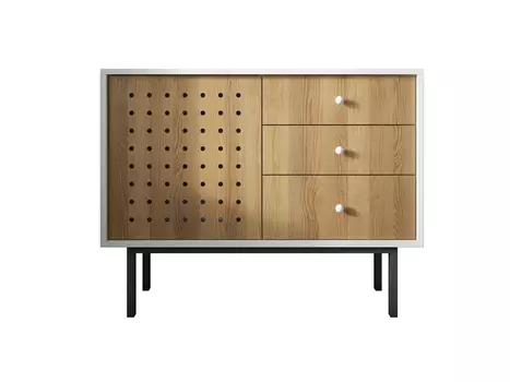 Комод с тремя ящиками и дверкой KOTO