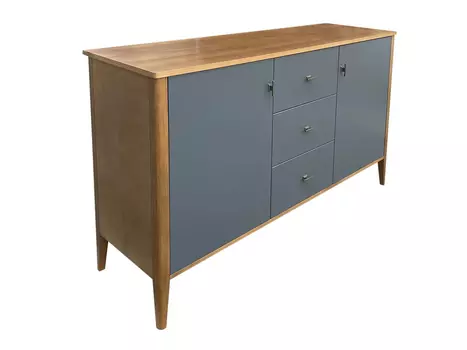 Комод широкий 3 ящика + 2 распашн. фасада