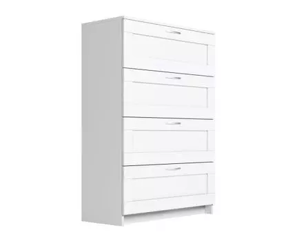Комод СИРИУС с четырьмя ящиками, цвет белый