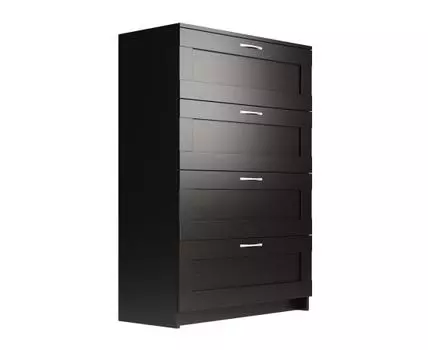 Комод СИРИУС с четырьмя ящиками, цвет Дуб Венге