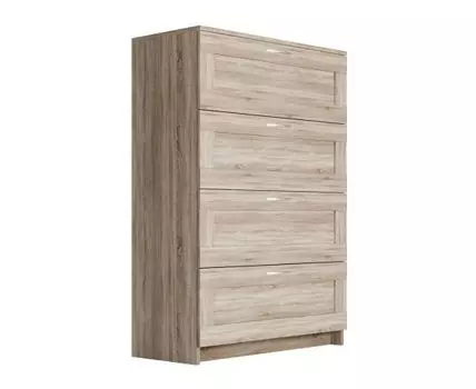 Комод СИРИУС с четырьмя ящиками, цвет Дуб Сонома