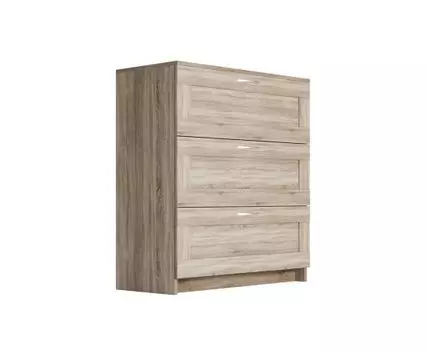 Комод СИРИУС с тремя ящиками, цвет Дуб Сонома