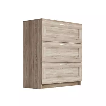 Комод СИРИУС с тремя ящиками, цвет Дуб Сонома