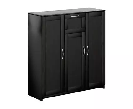 Комод Сириус (Высокие, 40 см, Полки, Под телевизор, венге, 117,1)