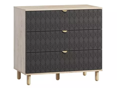 Комод Теджонс-3 Leaf Grey