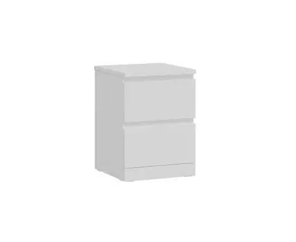 Комод Варма 2 с двумя выдвижными ящиками, цвет белый