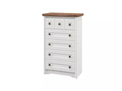 Комод высокий 7 ящиков Кантри