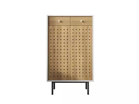 Комод высокий с дверками и ящиками KOTO