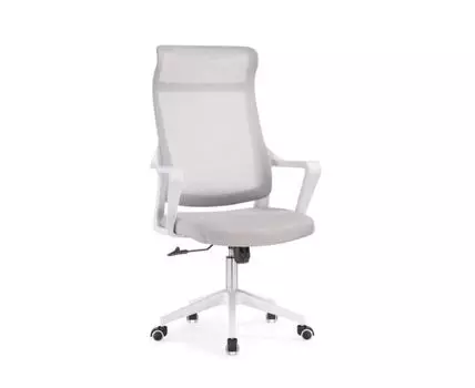 Компьютерное кресло Rino light gray / white