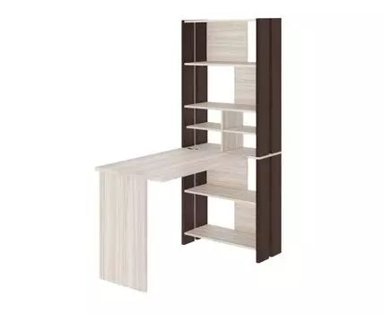 Компьютерный стол Агора (178.5, 70, Без тумбы, Прямые, Темное-светлое дерево, 132)