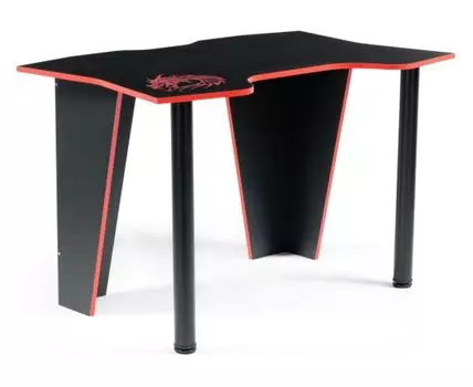 Компьютерный стол Алид 115,5х77х73,5 черный / красный