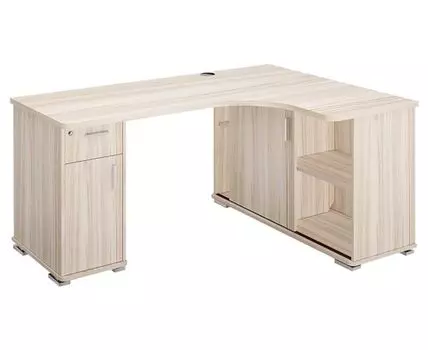 Компьютерный стол Босфор (75, 116, Угловые, Светлое дерево, 140/160)