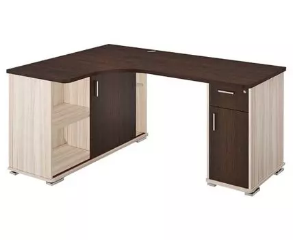 Компьютерный стол Босфор (75, 116, Угловые, Светлое дерево, 140/160)