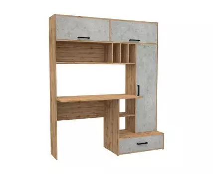 Компьютерный стол Домбай (178,6, 57,6, Прямые, Серый, 150)