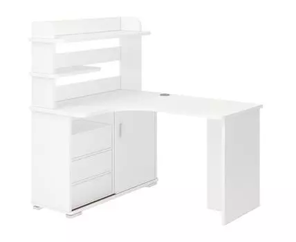 Компьютерный стол Голиаф (138.5, 116, Угловые, Белый, 140)