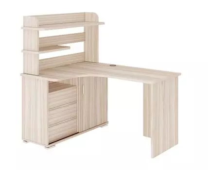 Компьютерный стол Голиаф (138.5, 116, Угловые, Светлое дерево, 140)