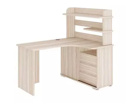 Компьютерный стол Голиаф (138.5, 116, Угловые, Светлое дерево, 140)