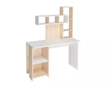 Компьютерный стол Эфес 120х50х55 дуб сонома / белый