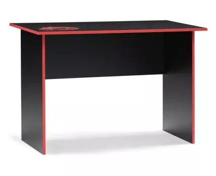 Компьютерный стол Эрмтрауд 110х60х75 черный / красный