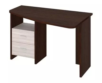 Компьютерный стол Корин (77, 69, Угловые, Темное-светлое дерево, 120)