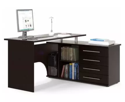 Компьютерный стол КСТ-109П венге