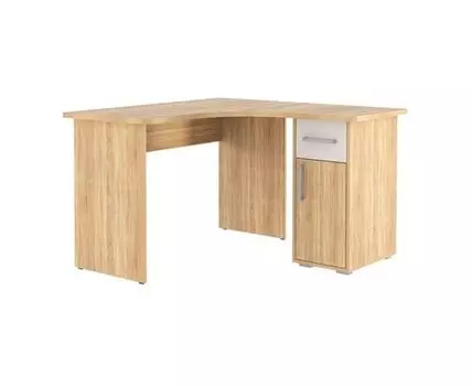 Компьютерный стол Лайт-1 120х120х75 см угловой дуб сонома / белый