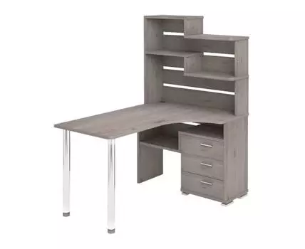 Компьютерный стол Менфил-2 (162.5, 101, Угловые, Светлое дерево, 130)