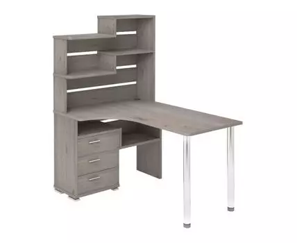 Компьютерный стол Менфил-2 (162.5, 101, Угловые, Светлое дерево, 130)